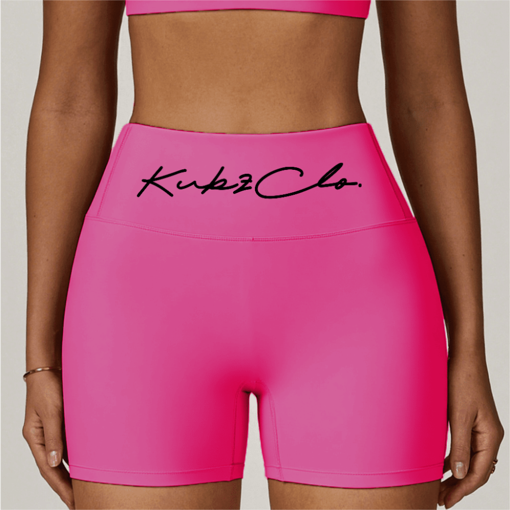 kubz High-Waisted Compression Yoga Shorts