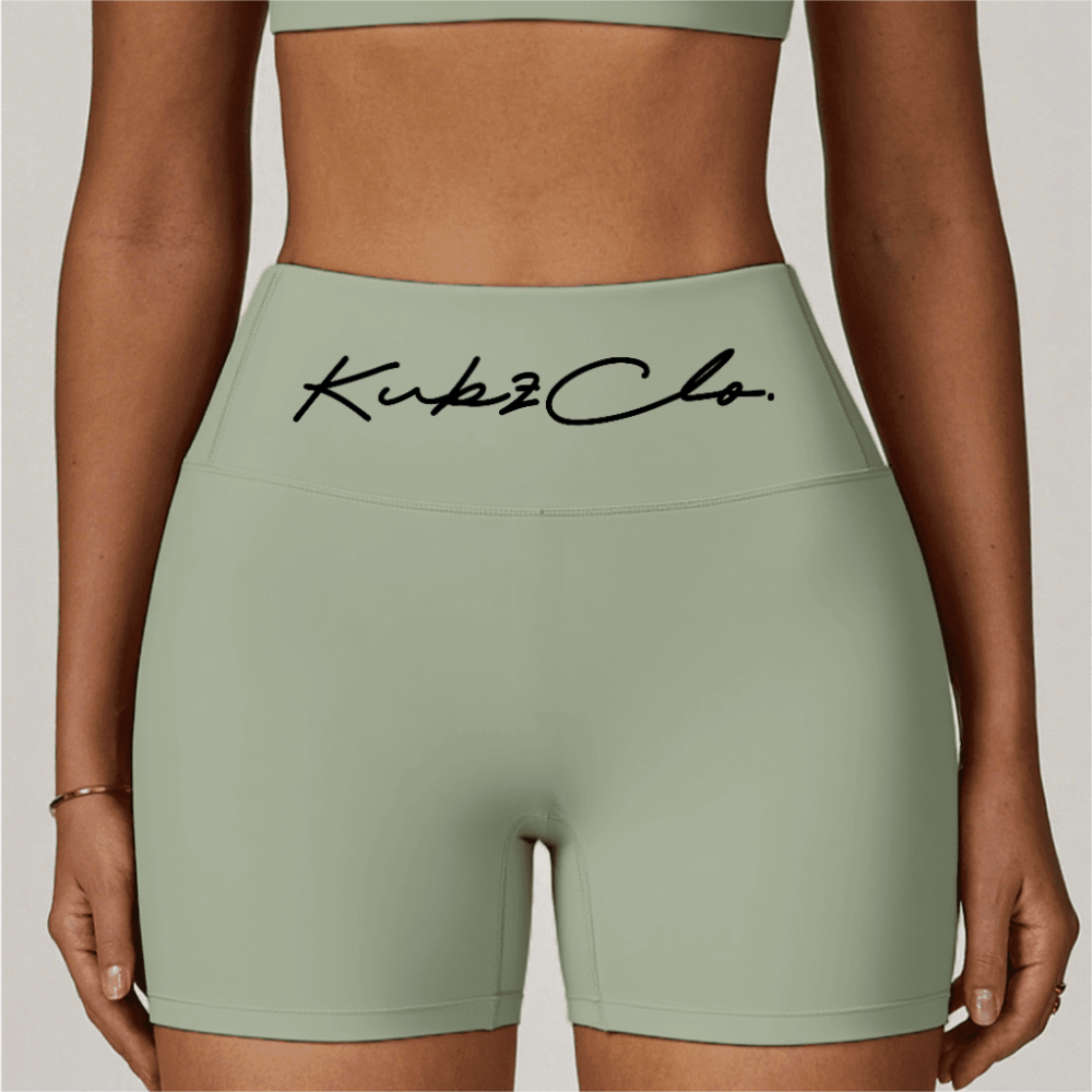 kubz High-Waisted Compression Yoga Shorts