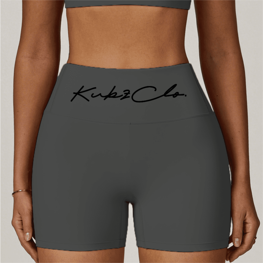 kubz High-Waisted Compression Yoga Shorts