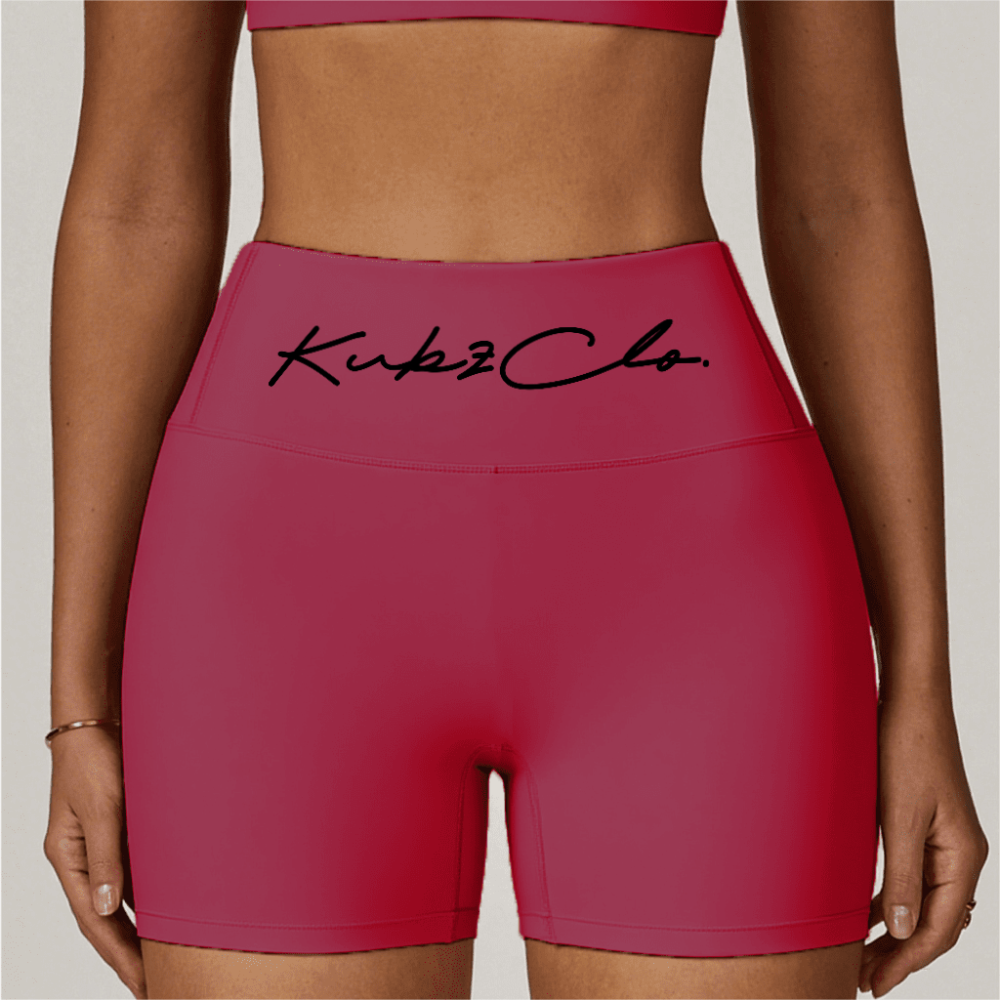 kubz High-Waisted Compression Yoga Shorts