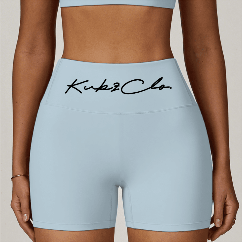 kubz High-Waisted Compression Yoga Shorts