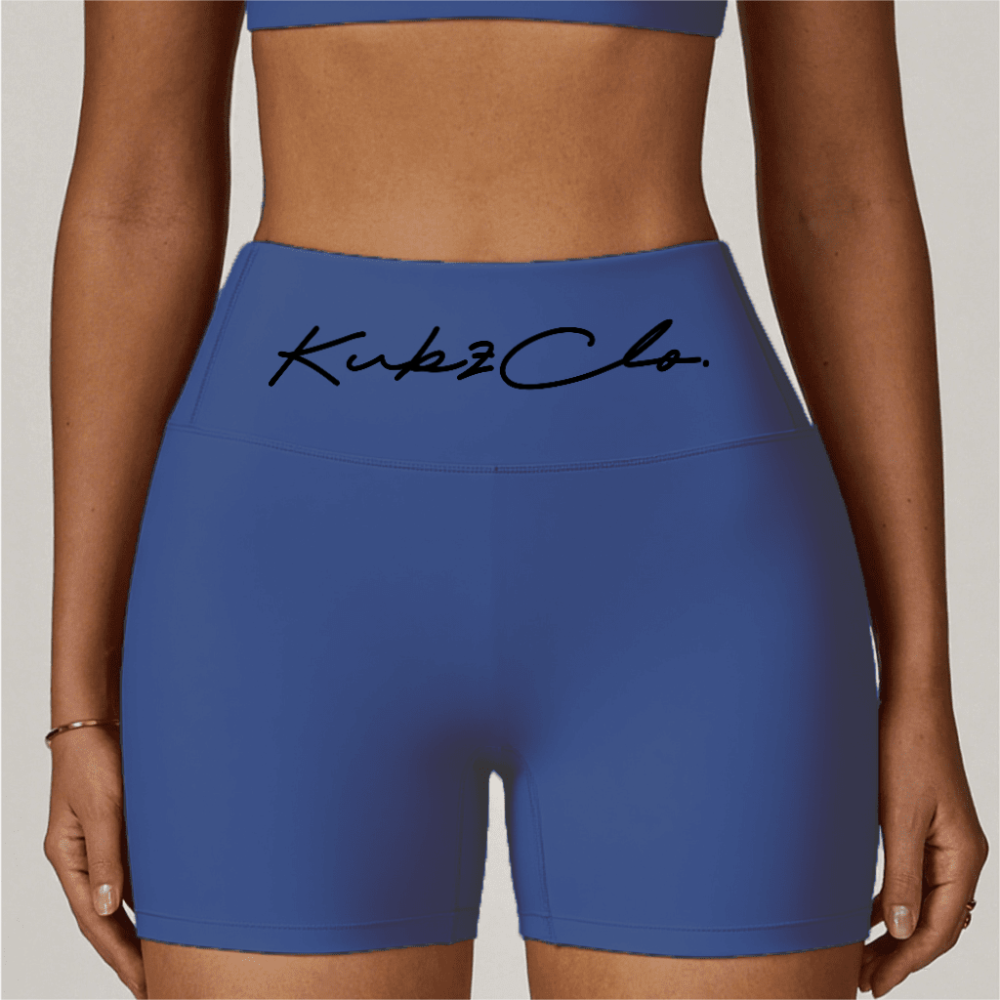 kubz High-Waisted Compression Yoga Shorts