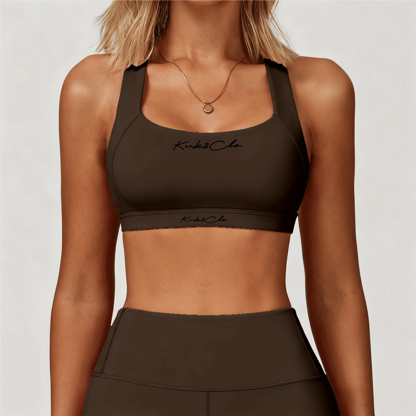 Kubz Compression Shockproof Yoga Sports Bra