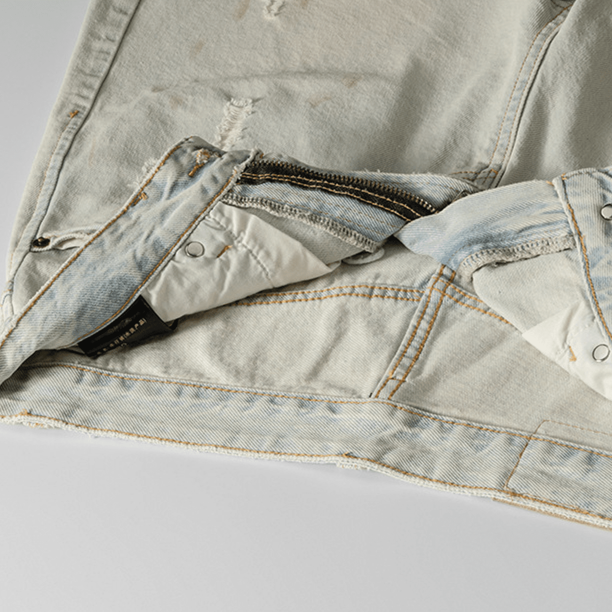 Kubz Distressed Denim Shorts