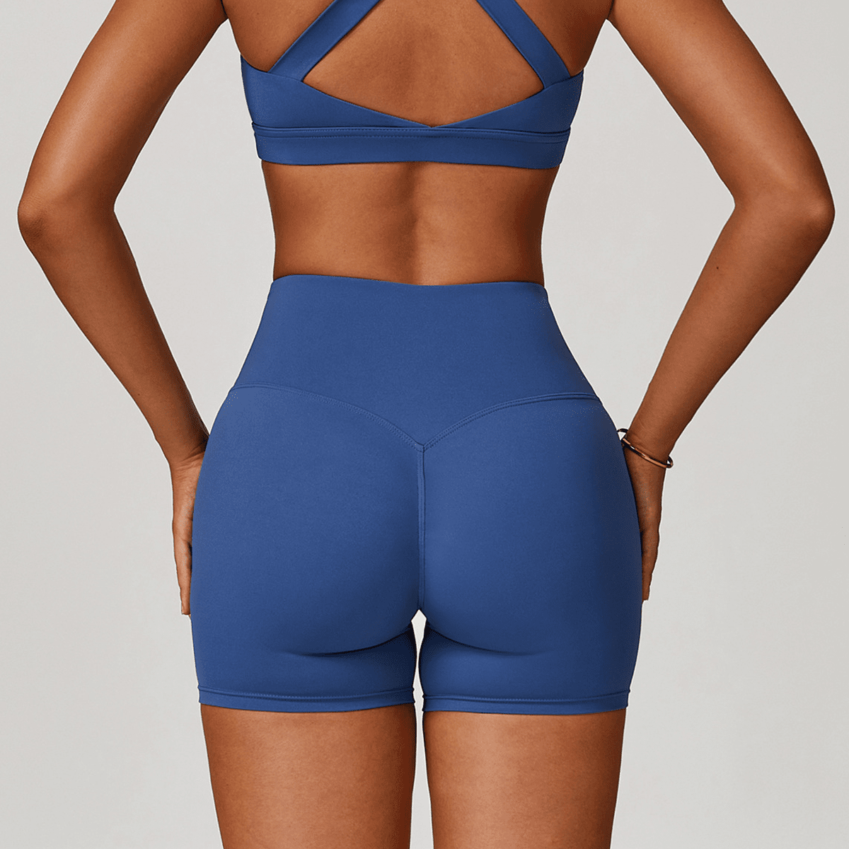 kubz High-Waisted Compression Yoga Shorts