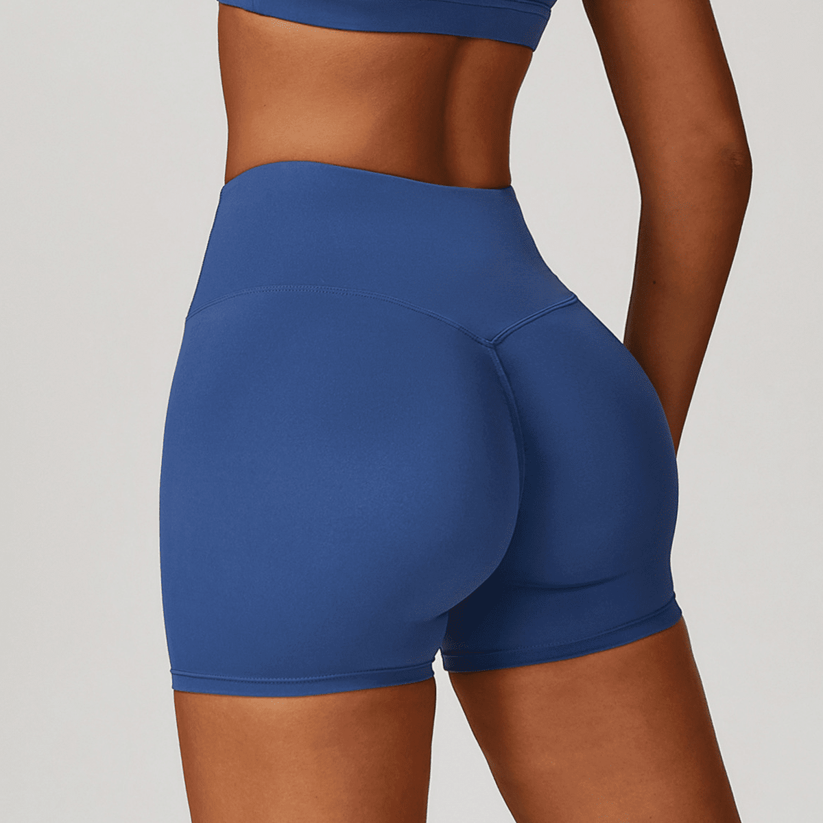 kubz High-Waisted Compression Yoga Shorts