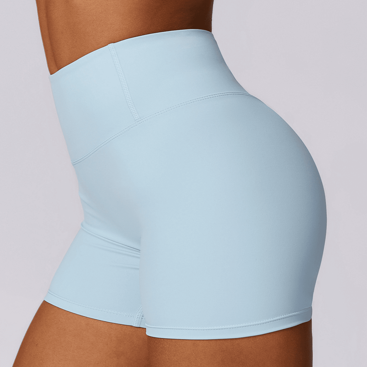 kubz High-Waisted Compression Yoga Shorts
