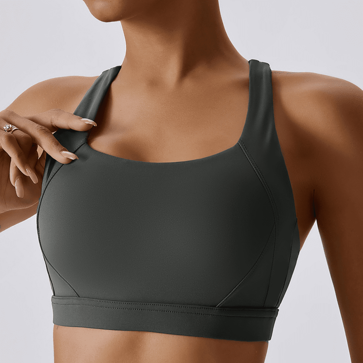 Kubz Compression Shockproof Yoga Sports Bra
