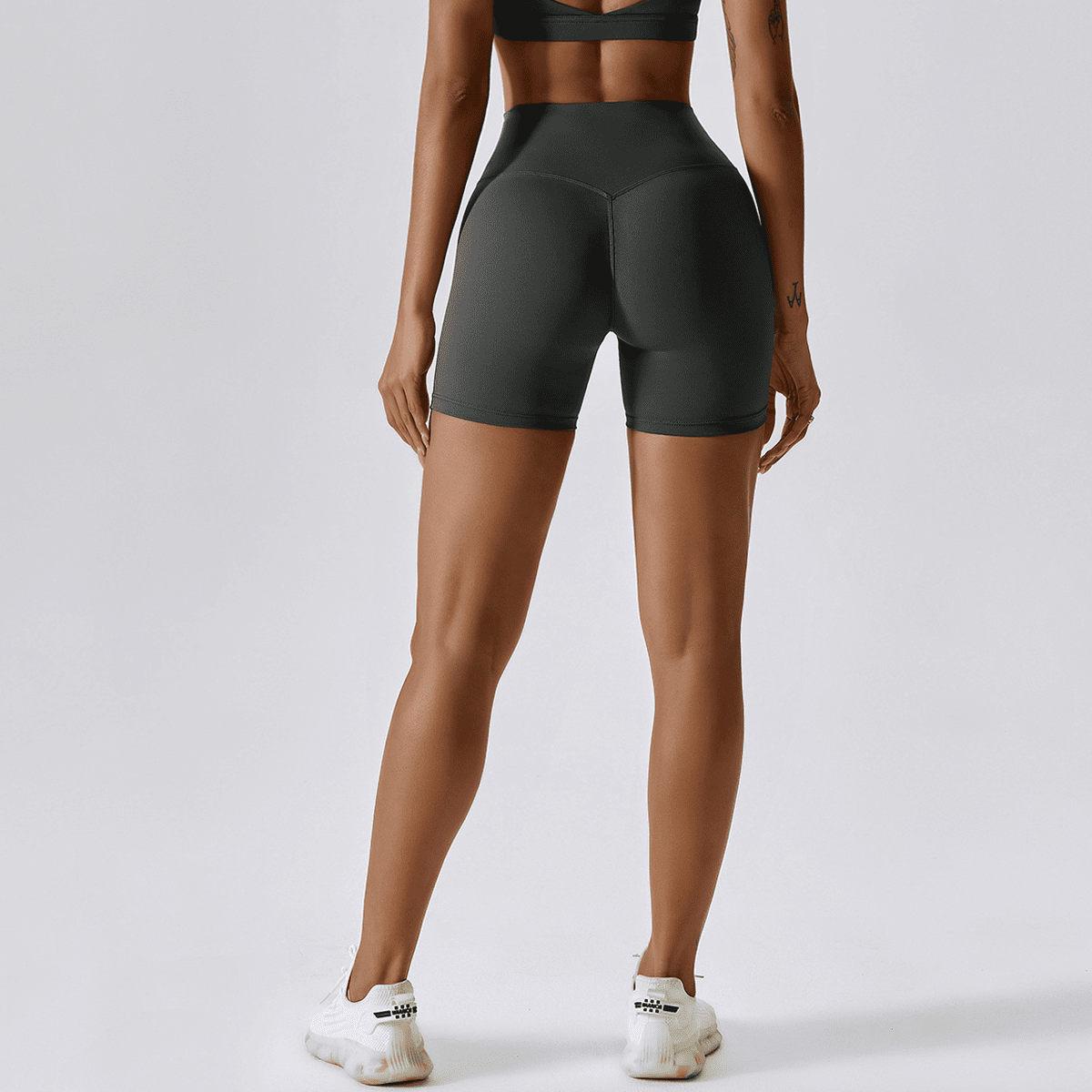 kubz High-Waisted Compression Yoga Shorts