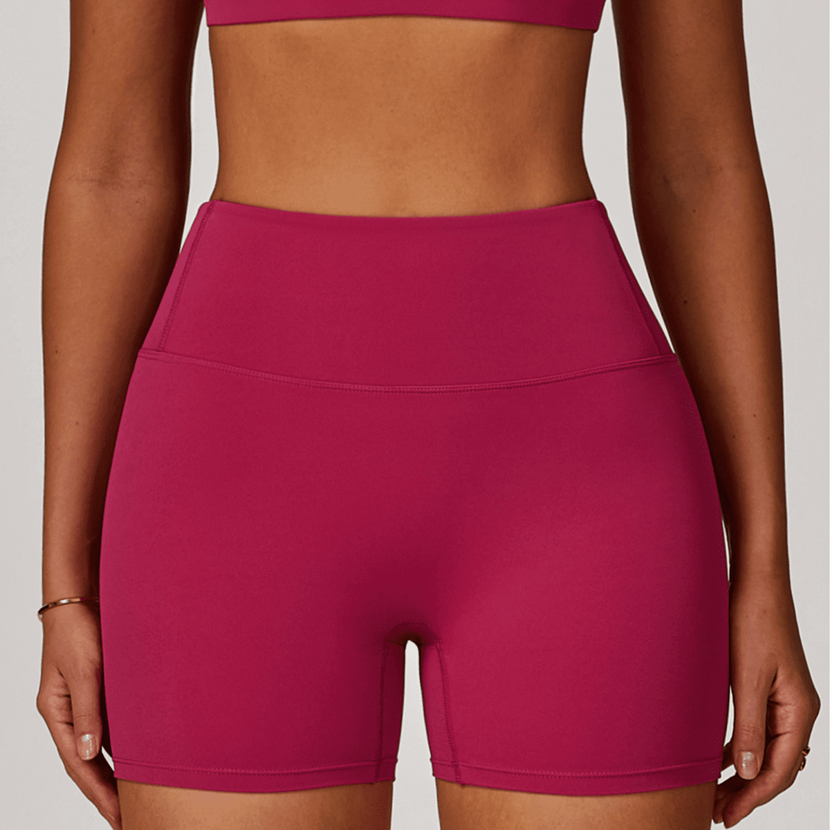 kubz High-Waisted Compression Yoga Shorts