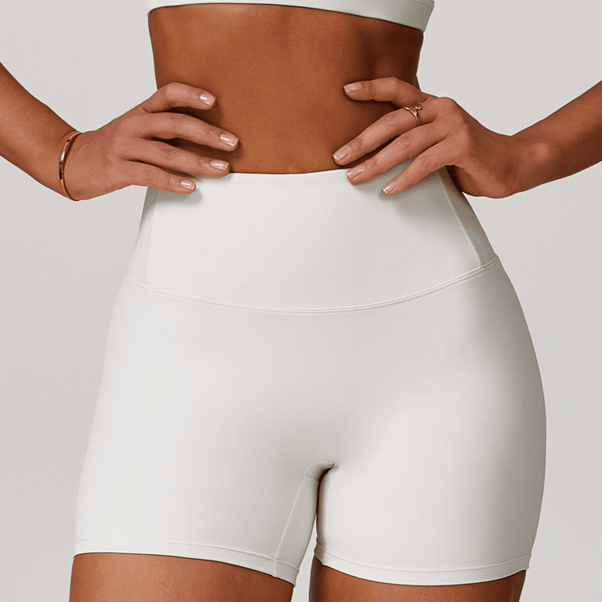 kubz High-Waisted Compression Yoga Shorts