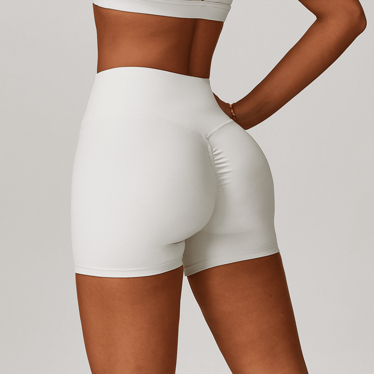 kubz High-Waisted Compression Yoga Shorts