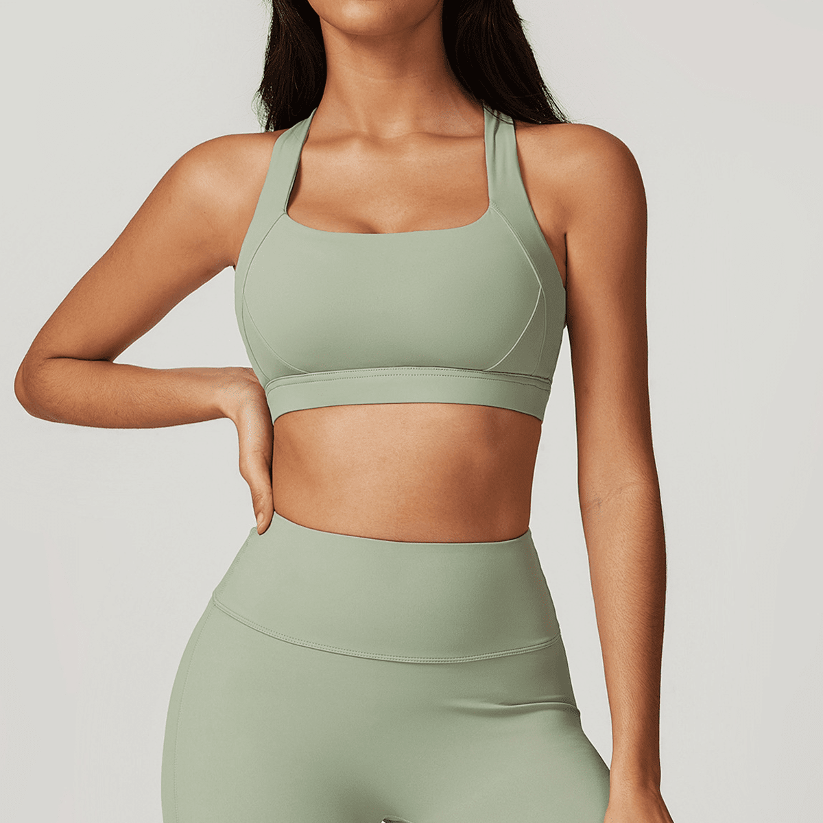 Kubz Compression Shockproof Yoga Sports Bra