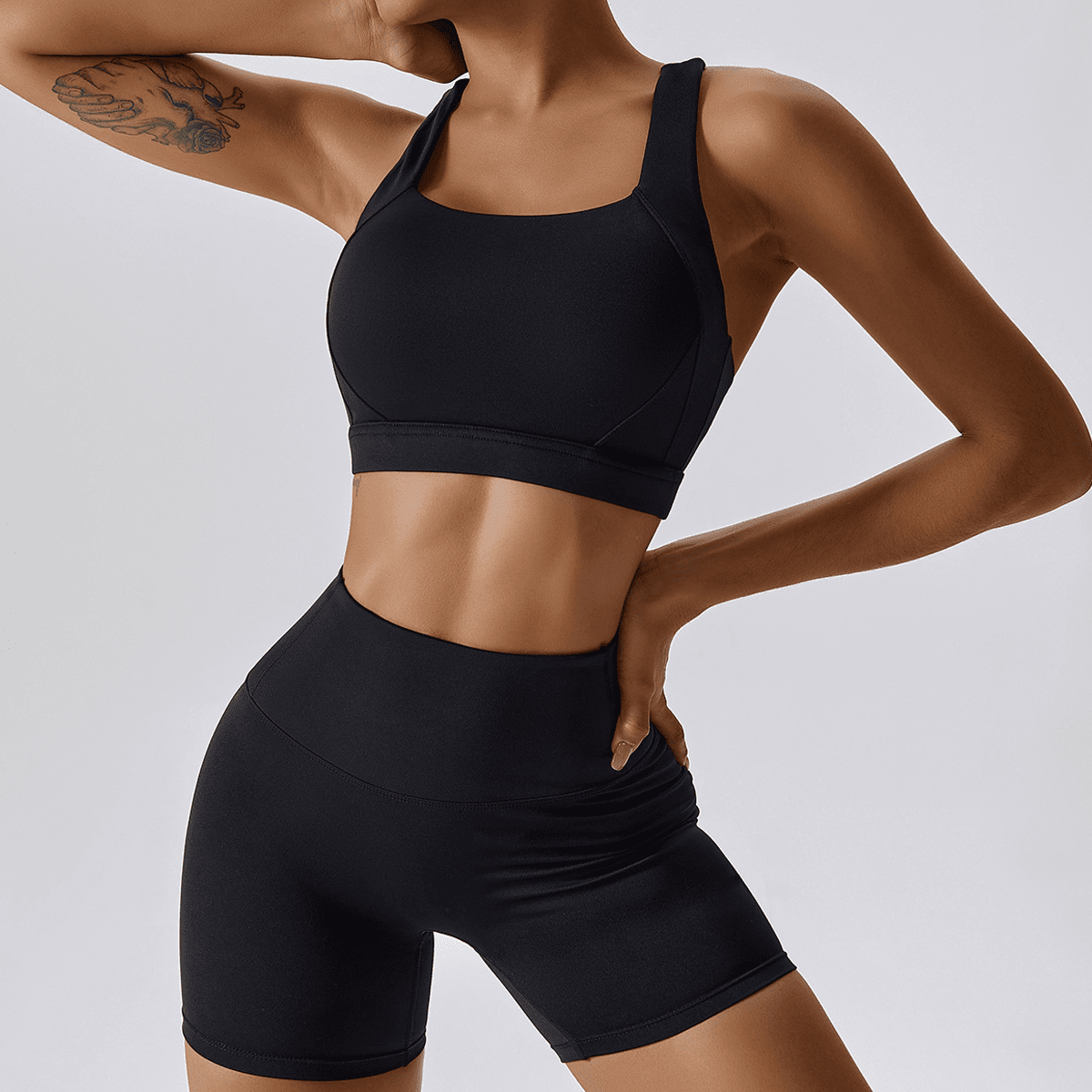 Kubz Compression Shockproof Yoga Sports Bra