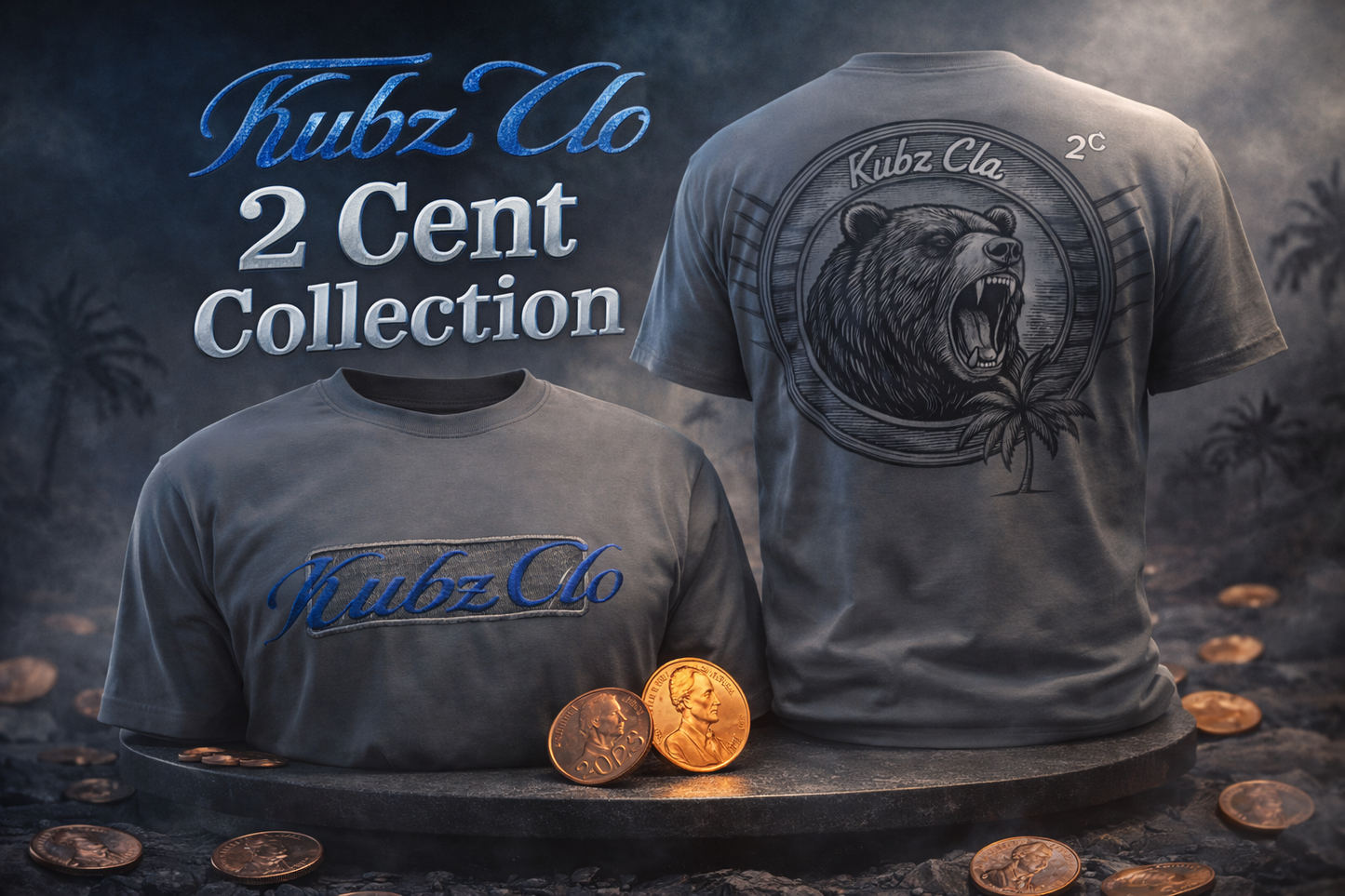 Kubz Distressed 2 Cent Tee